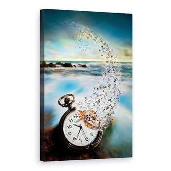 Tablou canvas - Timp Pierdut, Manipulare, Disparitie, Ceas, 40 x 60 cm Tablou canvas - Timp Pierdut, Manipulare, Disparitie, Ceas, 40 x 60 cm