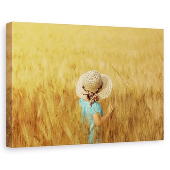 Tablou canvas - Vara, Camp, Semanatura, Copil, 40 x 60 cm Tablou canvas - Vara, Camp, Semanatura, Copil, 40 x 60 cm
