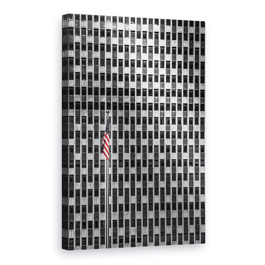 Tablou canvas - America - Lipsa Puterii, Manhattan, Steag, Arhitectura, 40 x 60 cm