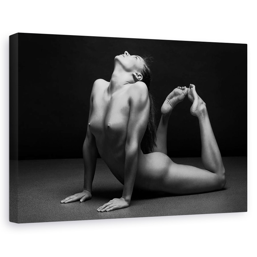 Tablou canvas - Bodyscape, Yoga, Fit, Nud, Gimnasta, Trunchi, 20 x 30 cm