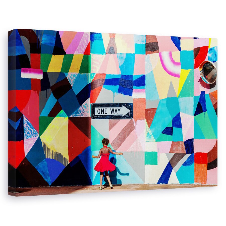 Tablou canvas - O Singura Cale, Mayahayuk, Strada, Colorat, Rosu, Perth, 20 x 30 cm