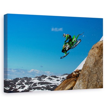 Tablou canvas - Cadere Libera, Snowmobil, Motorsport, Motor, Freeride, Actiune, 20 x 30 cm Tablou canvas - Cadere Libera, Snowmobil, Motorsport, Motor, Freeride, Actiune, 20 x 30 cm