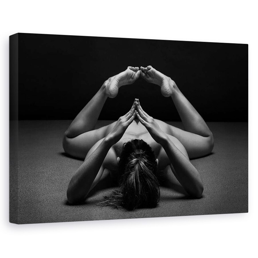 Tablou canvas - Bodyscape, Fit, Nud, Gimnasta, Caucazian, Femeie, 20 x 30 cm