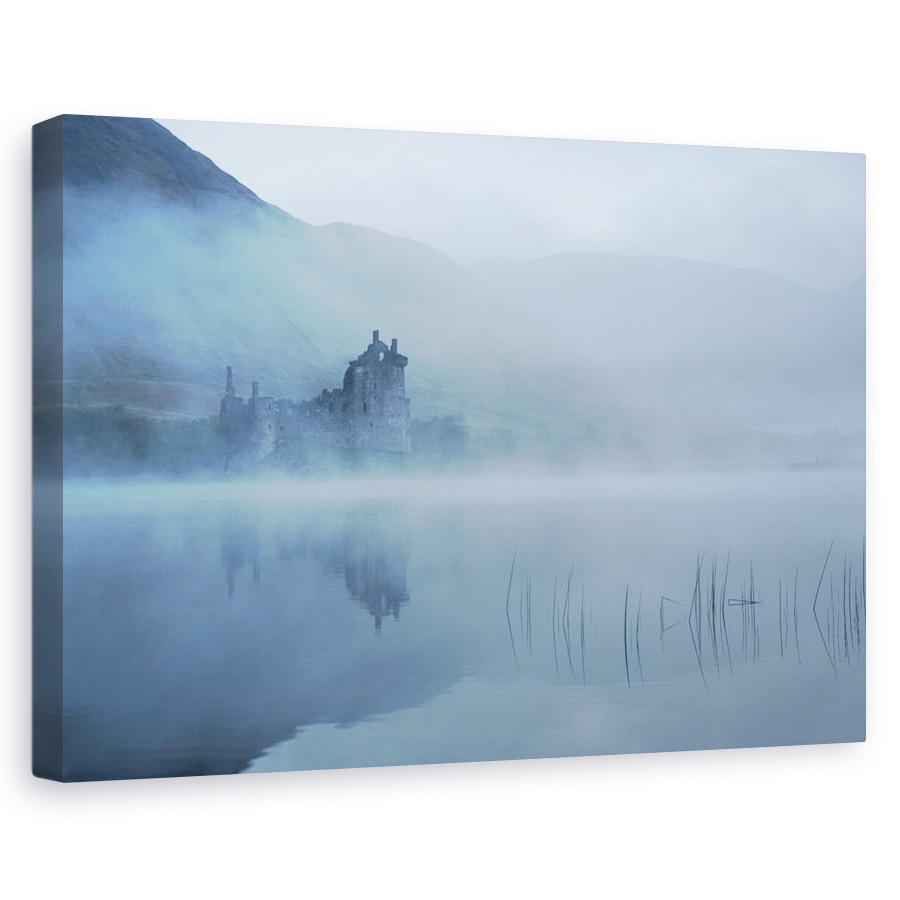 Tablou canvas - Misterios, Kilchurn, Castel, Ceata, Dimineata, Misterios, 20 x 30 cm
