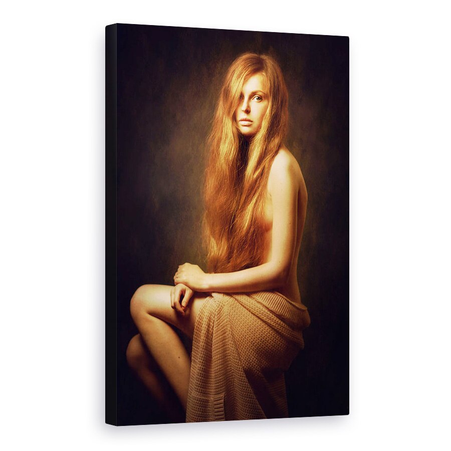 Tablou canvas - Olena, Nud, Nud, Dezbracat, Par, Model, 20 x 30 cm