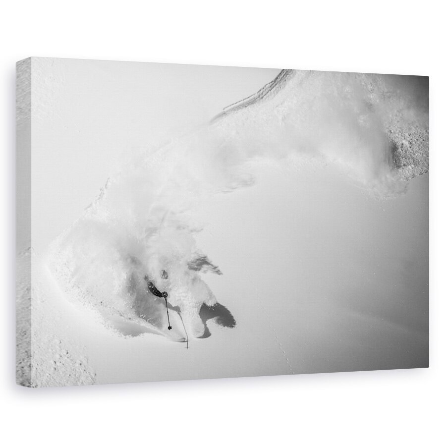 Tablou canvas - Pulbeaza, Schi, Munte, Franta, Hautes, Mormant, 20 x 30 cm