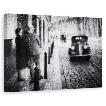 Tablou canvas - Pas Inapoi In Timp, Ploaie, Ploaie, Fereastra, Strada, Vintage, 40 x 60 cm Tablou canvas - Pas Inapoi In Timp, Ploaie, Ploaie, Fereastra, Strada, Vintage, 40 x 60 cm
