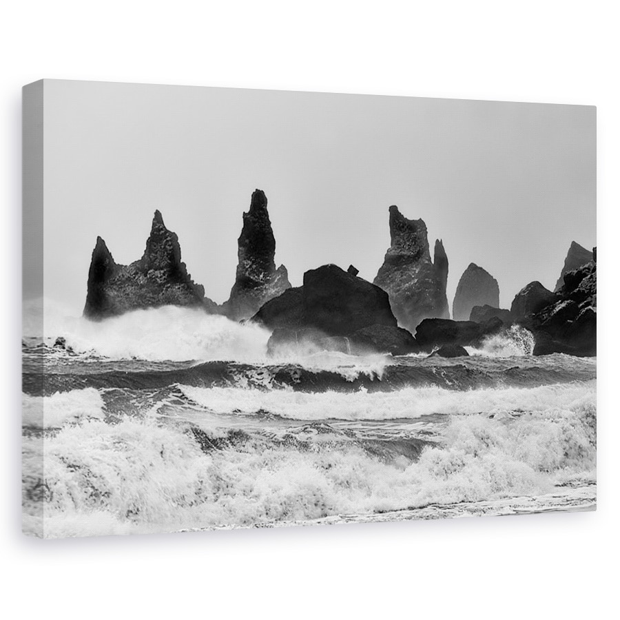Tablou canvas - Plaja Furtunoasa, Islanda, Val, Deal, 20 x 30 cm