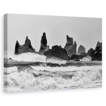 Tablou canvas - Plaja Furtunoasa, Islanda, Val, Deal, 20 x 30 cm Tablou canvas - Plaja Furtunoasa, Islanda, Val, Deal, 20 x 30 cm