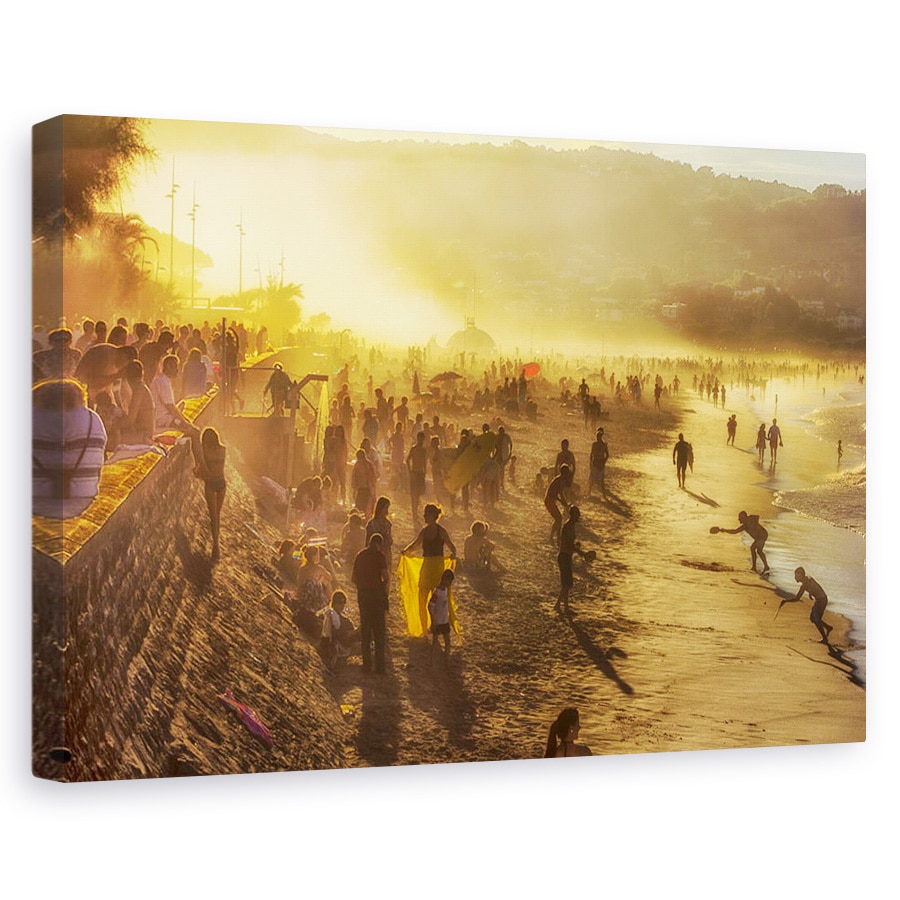 Tablou canvas - Atmosfera, Plaja, Oameni, Apa, Calatorie, Vacanta, 20 x 30 cm