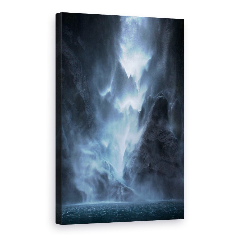 Tablou canvas - Dansul Apei, Peisaj, Cascada, Cadere, Apa, Piscina, 40 x 60 cm