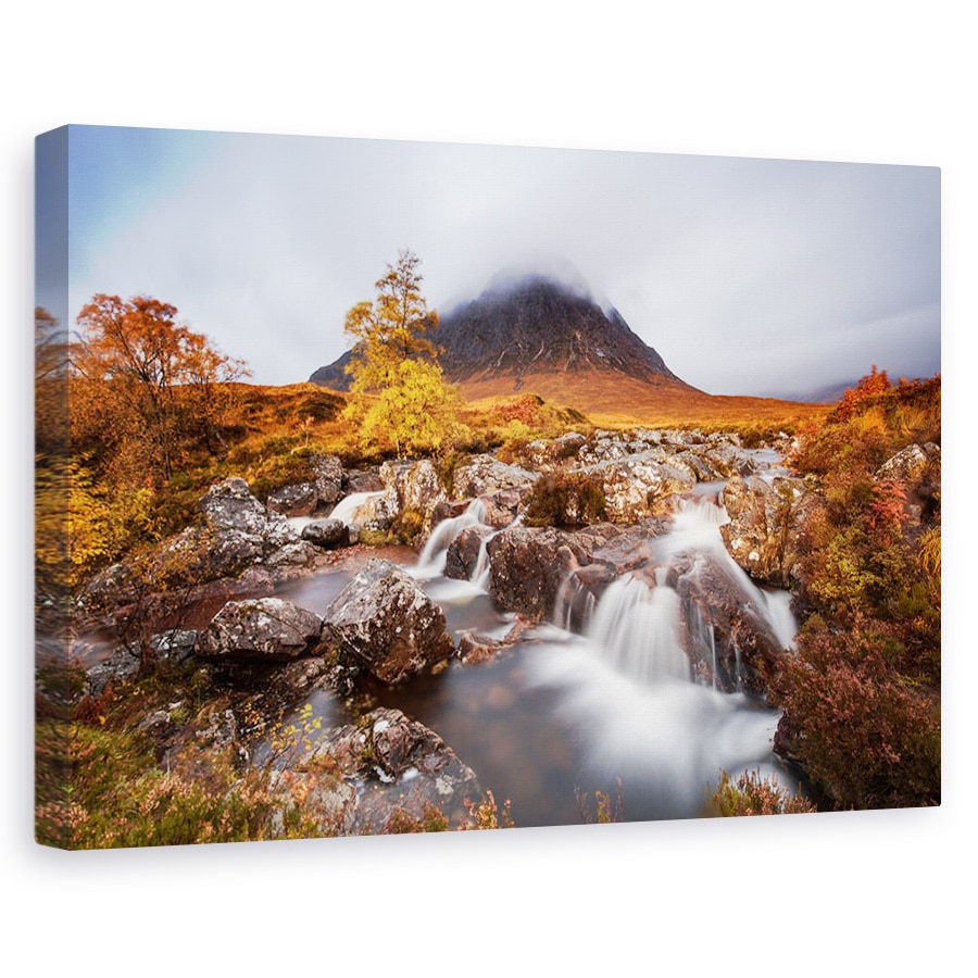 Tablou canvas - Toamna In Glencoe, Glencoe, Scotia, Toamna, Buachaille, Munte, 20 x 30 cm