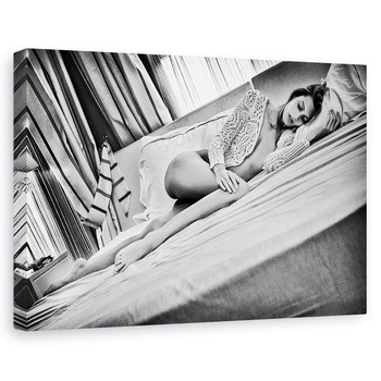 Tablou canvas - Diagonal, Nud, Alb-Negru, Femeie, Canapea, Canapeaua, 20 x 30 cm Tablou canvas - Diagonal, Nud, Alb-Negru, Femeie, Canapea, Canapeaua, 20 x 30 cm