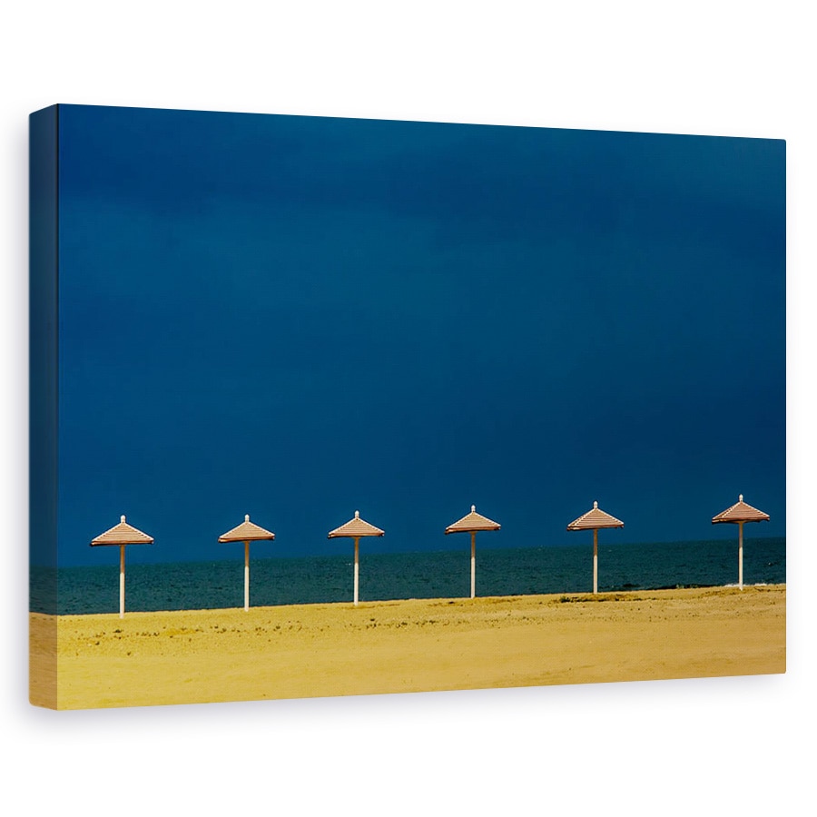 Tablou canvas - Vine Uraganul, Vacanta, Sarbatori, Plaja, Nisip, Tarm, 20 x 30 cm