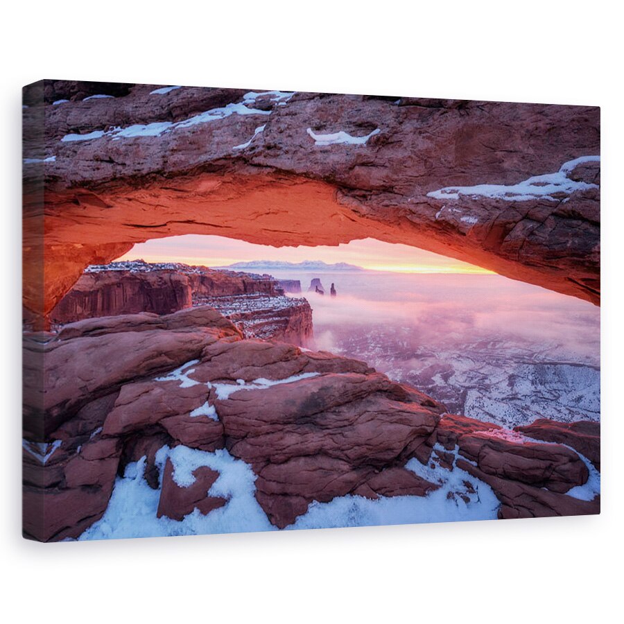 Tablou canvas - Chiar Inainte De Rasarit, Ceata, 20 x 30 cm