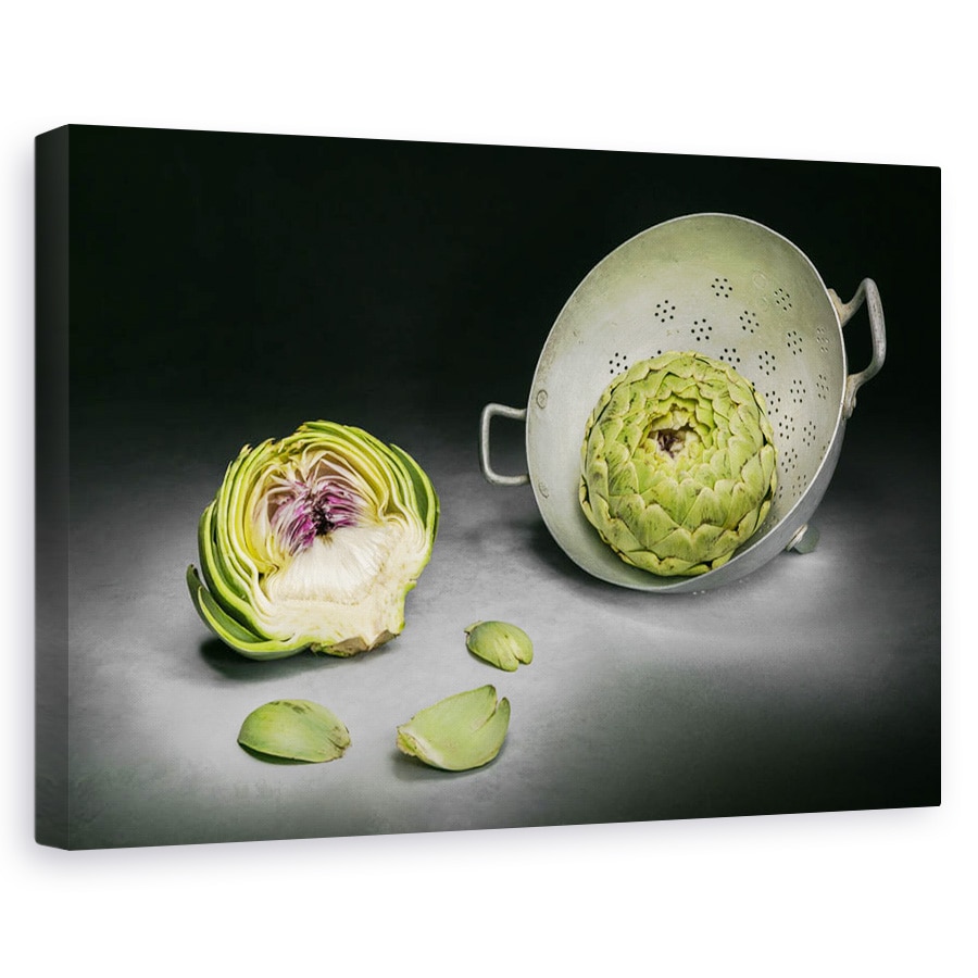 Tablou canvas - Cutaway, Anghinare, Legume, Bucatarie, Metal, 20 x 30 cm