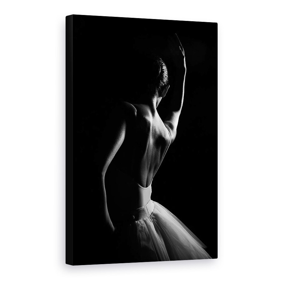 Tablou canvas - Balet, Balerina, Balet, Intuneric, Punct, Punct, 20 x 30 cm