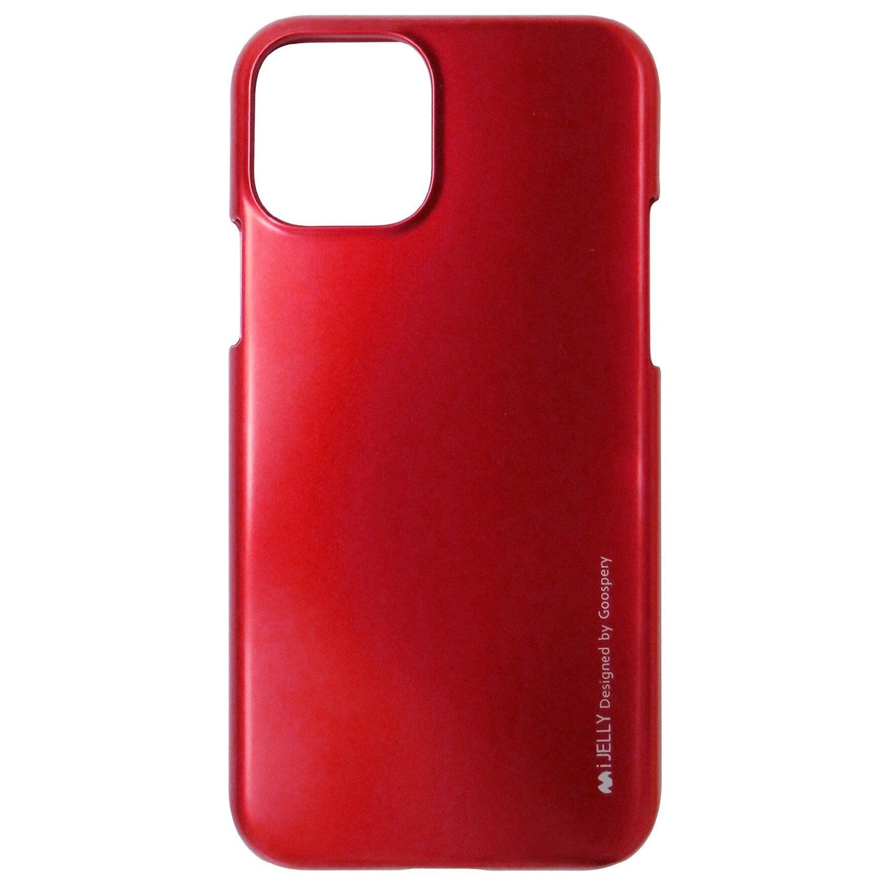 Husa silicon Mercury Goospery i-Jelly rosu metalic pentru Apple iPhone 11 Pro