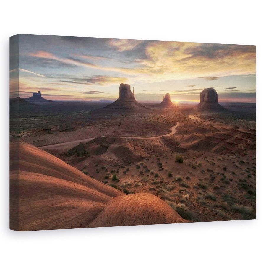 Tablou canvas - Peisajul Viselor Mele, Arizona, SUA, Vale, Navajo, 20 x 30 cm