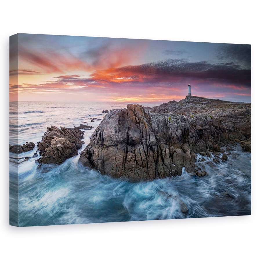 Tablou canvas - O Roncudo, Peisaj, Turn, Far, Maritim, Coasta, 20 x 30 cm