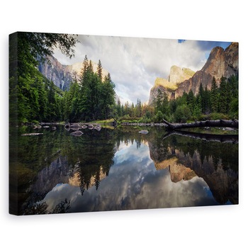Tablou canvas - Timp, Yosemite, Cer, Peisaj, California, Munte, 20 x 30 cm Tablou canvas - Timp, Yosemite, Cer, Peisaj, California, Munte, 20 x 30 cm