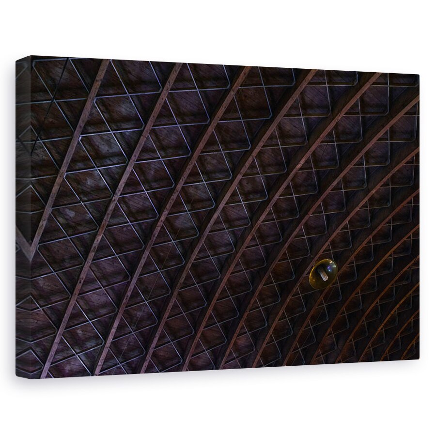 Tablou canvas - Acoperisuri, Plafon, Abstract, Arhitectura, Lampa, Model, 40 x 60 cm