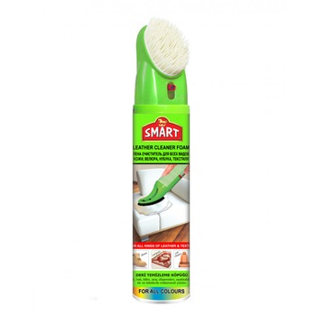 Smart spuma de curatare piele, velur, piele intoarsa, textile, 300ml Smart spuma de curatare piele, velur, piele intoarsa, textile, 300ml