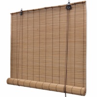 Jaluzea din bambus natural, vidaXL, 140 x 220 cm, Maro