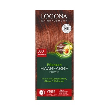 Vopsea de par BIO, Logona, 030 Roscat Natural, 100 grame Vopsea de par BIO, Logona, 030 Roscat Natural, 100 grame