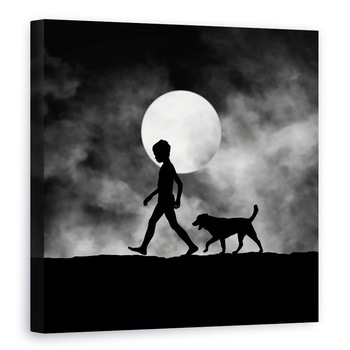 Tablou canvas - Pentru Toate Timpurile, Contrast, Caine, Pet, Animal, 70 x 70 cm Tablou canvas - Pentru Toate Timpurile, Contrast, Caine, Pet, Animal, 70 x 70 cm