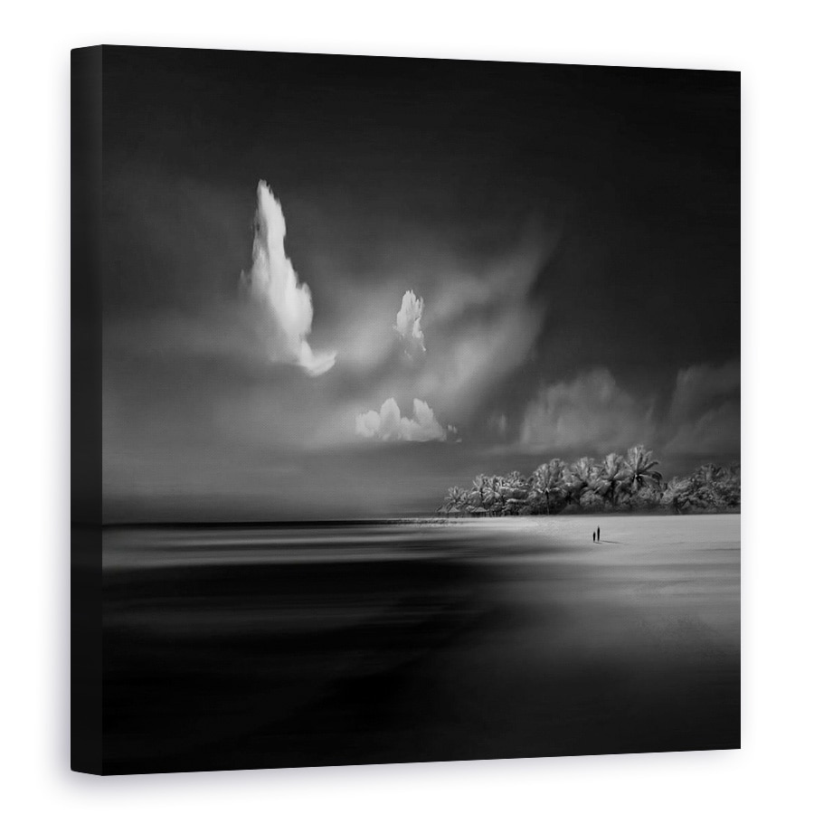Tablou canvas - Vedere La Malul Marii, Mare, Tarm, Plaja, Vacanta, Sarbatori, 60 x 60 cm
