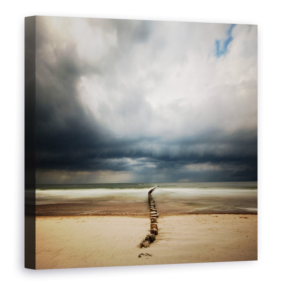 Tablou canvas - Baltic, Litoral, Furtuna, Plaja, Peisaj, 70 x 70 cm