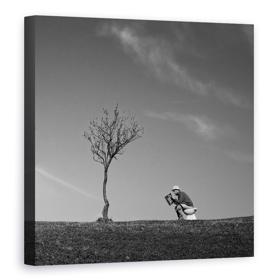 Tablou canvas - Inspiratie, Baie, Nevoie, Umor, 70 x 70 cm