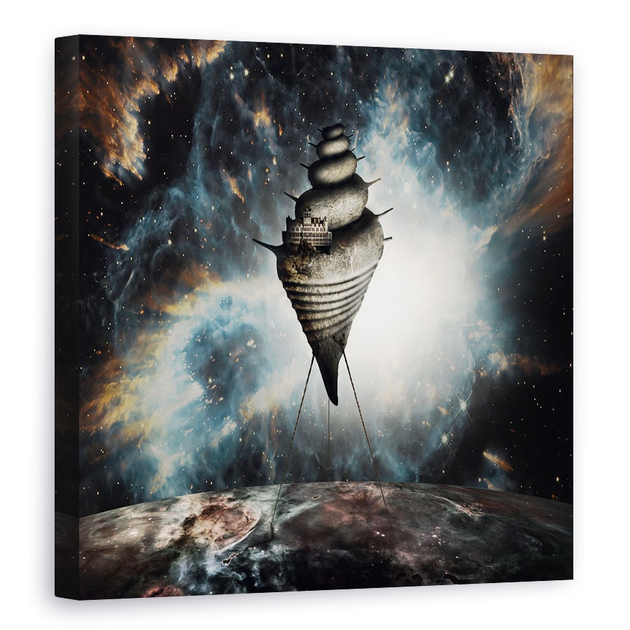 Tablou canvas - Casa De Vis, Editare Creativa, Nautilus, Coaja, Fantezie, Imaginatie, 40 x 40 cm