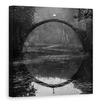 Tablou canvas - Inel, Peisaj, Balerina, Actiune, Pod, Arc, 40 x 40 cm Tablou canvas - Inel, Peisaj, Balerina, Actiune, Pod, Arc, 40 x 40 cm