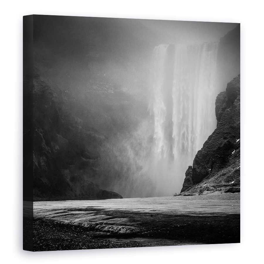 Tablou canvas - Cascada, Islanda, Cascada, Ceata, Skogafoss, 70 x 70 cm