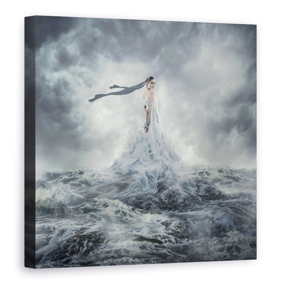 Tablou canvas - Mazu, Zeita, Femeie, Persoana, Editare Creativa, Cer, 70 x 70 cm