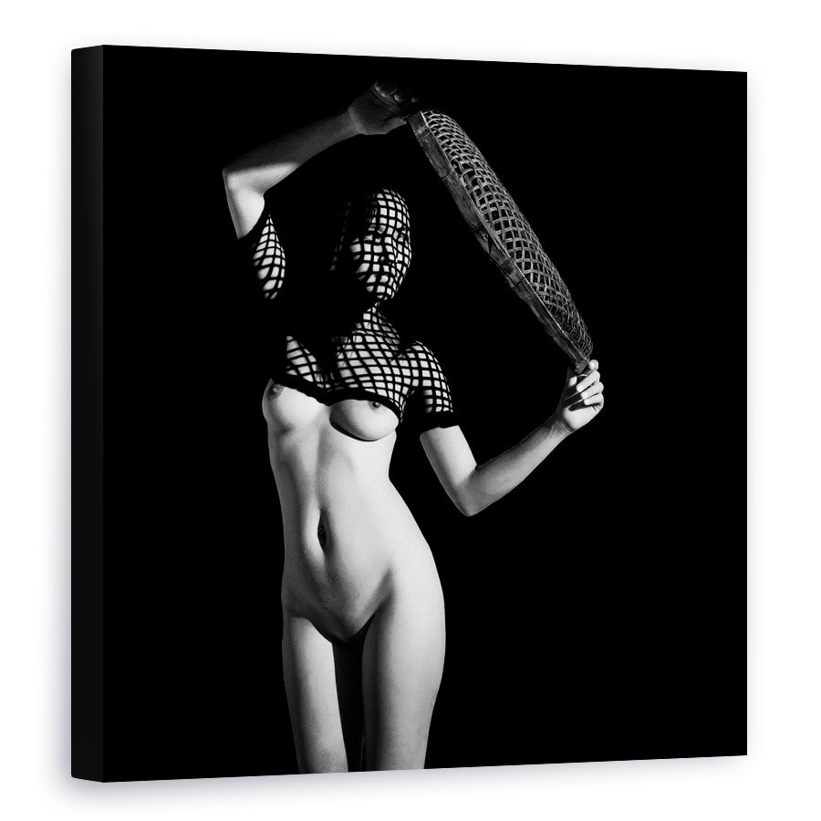 Tablou canvas - Joc De Umbre, Arya, Model, Nud, Umbra, Asiatic, 80 x 80 cm