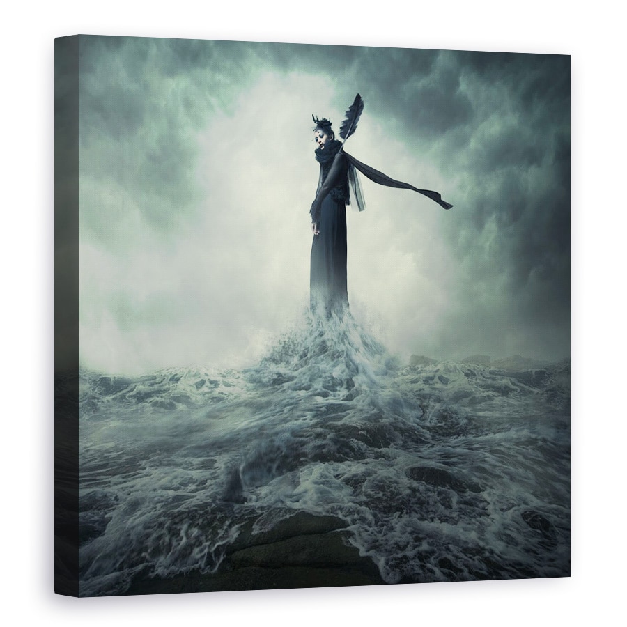 Tablou canvas - Regina Intunericului, Apa, Mare, Ocean, Marina, 40 x 40 cm