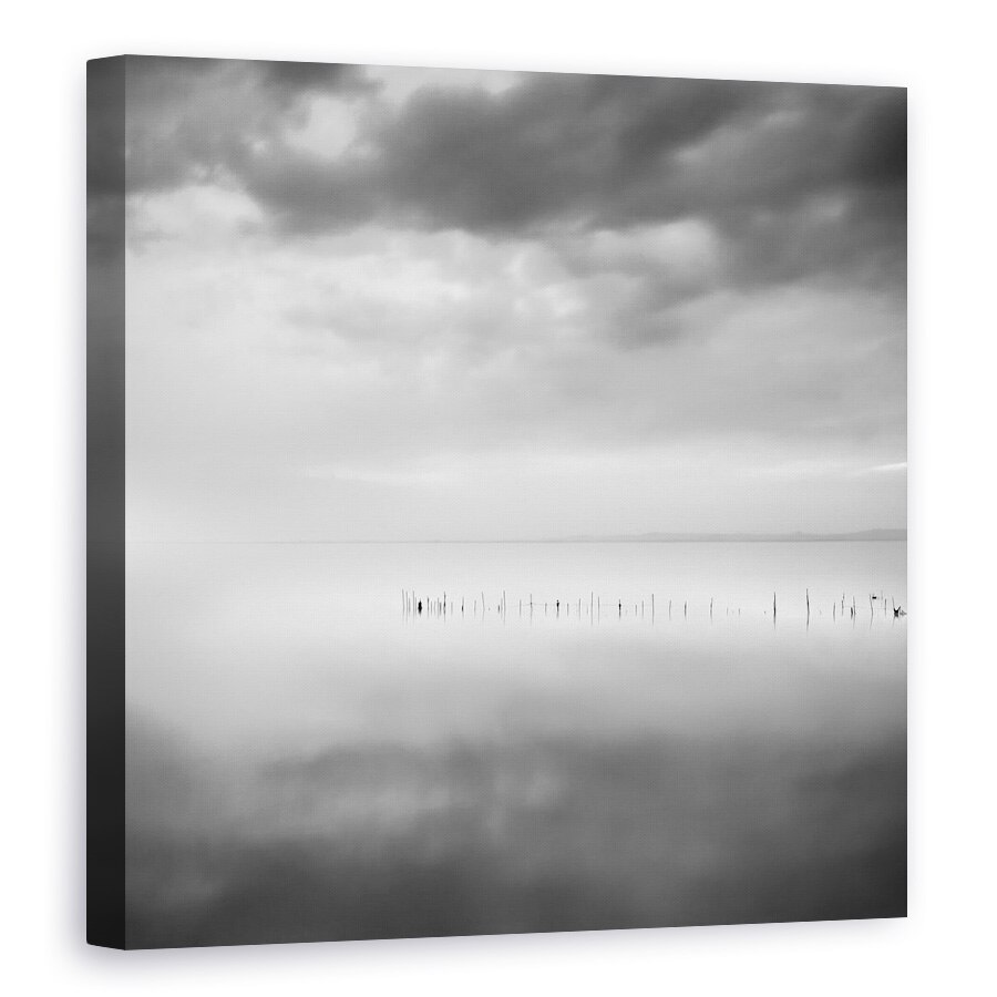 Tablou canvas - Saizeci De Nuante De Gri, Peisaj Marin, Apa, Ocean, 40 x 40 cm