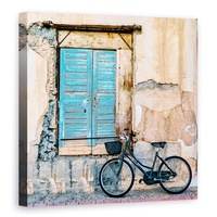 tablou canvas - bicicleta de langa vechea fereastra bicicleta fereastra vechi arhitectura ruinat 40 x 40 cm imagen 36_0_
0