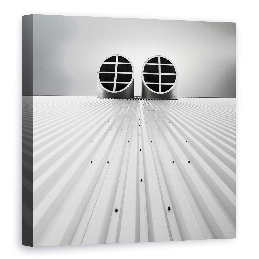 Tablou canvas - Ventilatie Periscopica, Abstract, Arhitectura, Aluminu, 100 x 100 cm