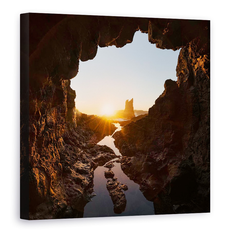 Tablou canvas - Stanca Si Pestera, Peisaj Marin, Australia, Apa, Sydney, 80 x 80 cm