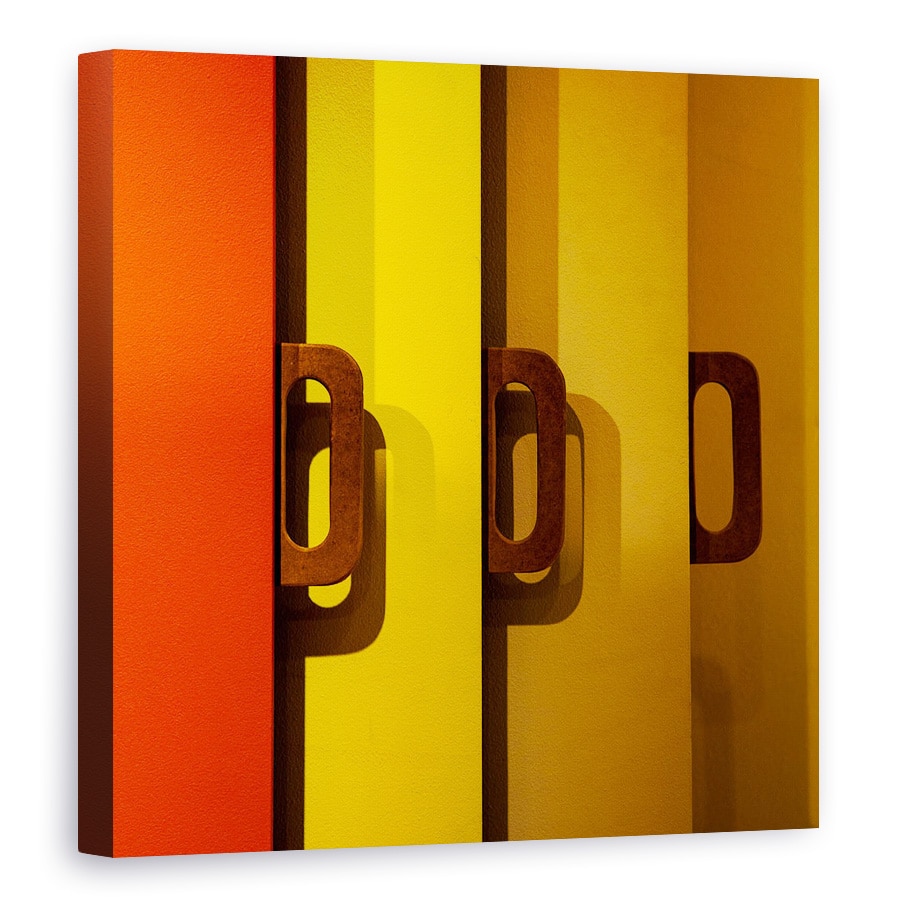 Tablou canvas - Abstract, Galben, Abstract, Maner, Manere, Perete, 40 x 40 cm