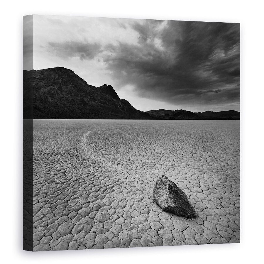 Tablou canvas - Pista De Curse, Stanca, Piatra, Valea Mortii, 100 x 100 cm