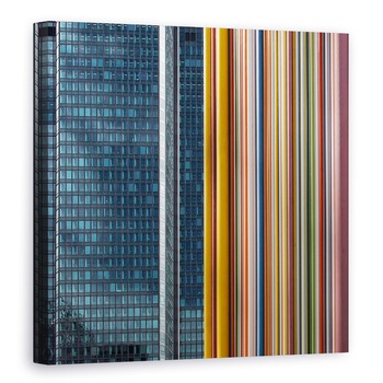 Tablou canvas - Tine Directia, Arhitectura, Curcubeu, Abstract, Linii, Culoare, 70 x 70 cm Tablou canvas - Tine Directia, Arhitectura, Curcubeu, Abstract, Linii, Culoare, 70 x 70 cm