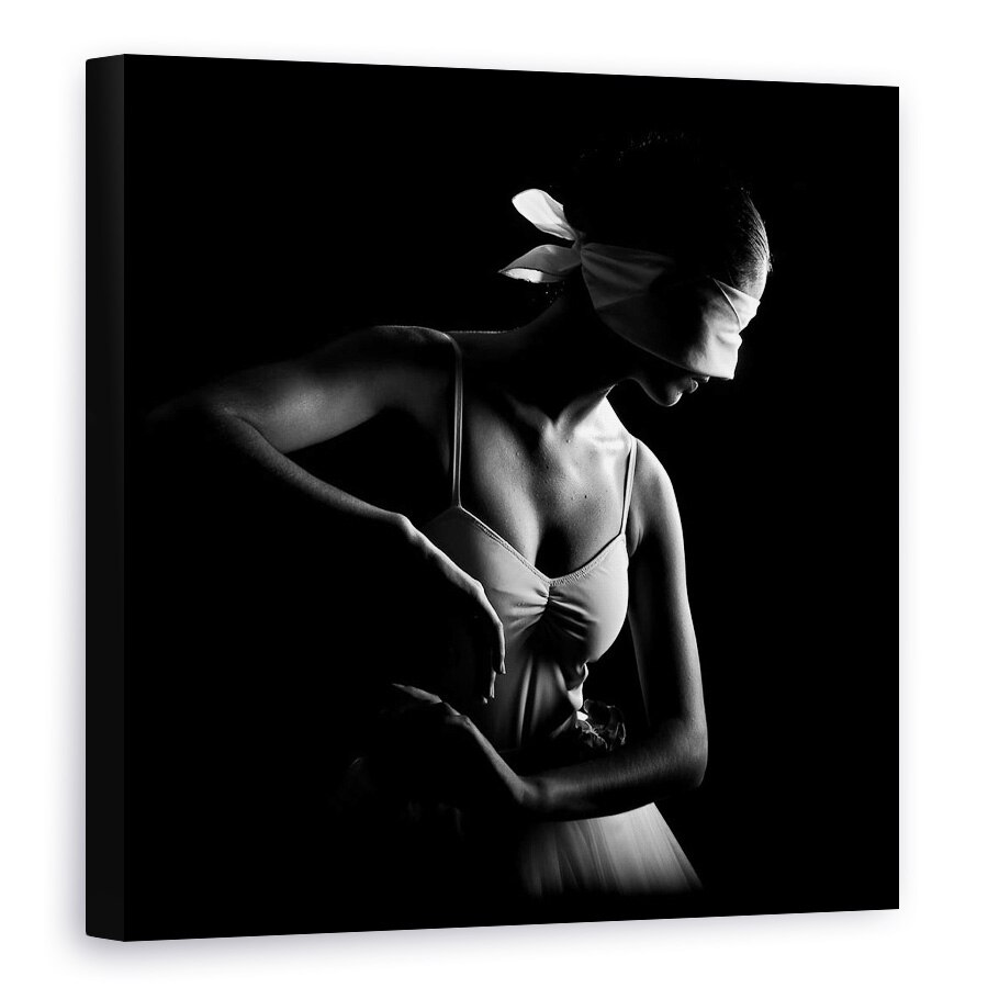 Tablou canvas - Balerina, Balet, Balerina, Danseaza, Dansand, Dansatoare, 40 x 40 cm