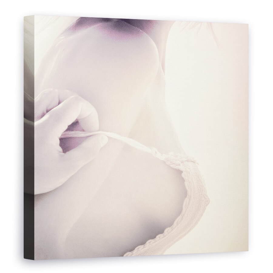 Tablou canvas - Momente De Licitatie, Femeie, Rochie, Umar, Mana, Cuplu, 80 x 80 cm