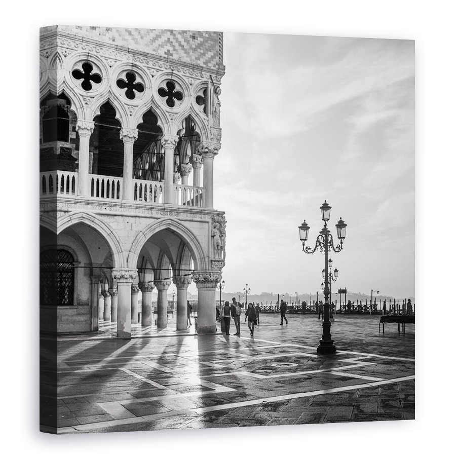 Tablou canvas - Dimineata Devreme - Venetia, Palat, Palatul Dogilor, 40 x 40 cm