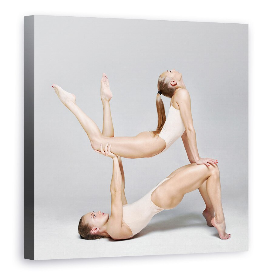 Tablou canvas - Acrobat, Pozeaza, Acrobat, Echilibru, 70 x 70 cm